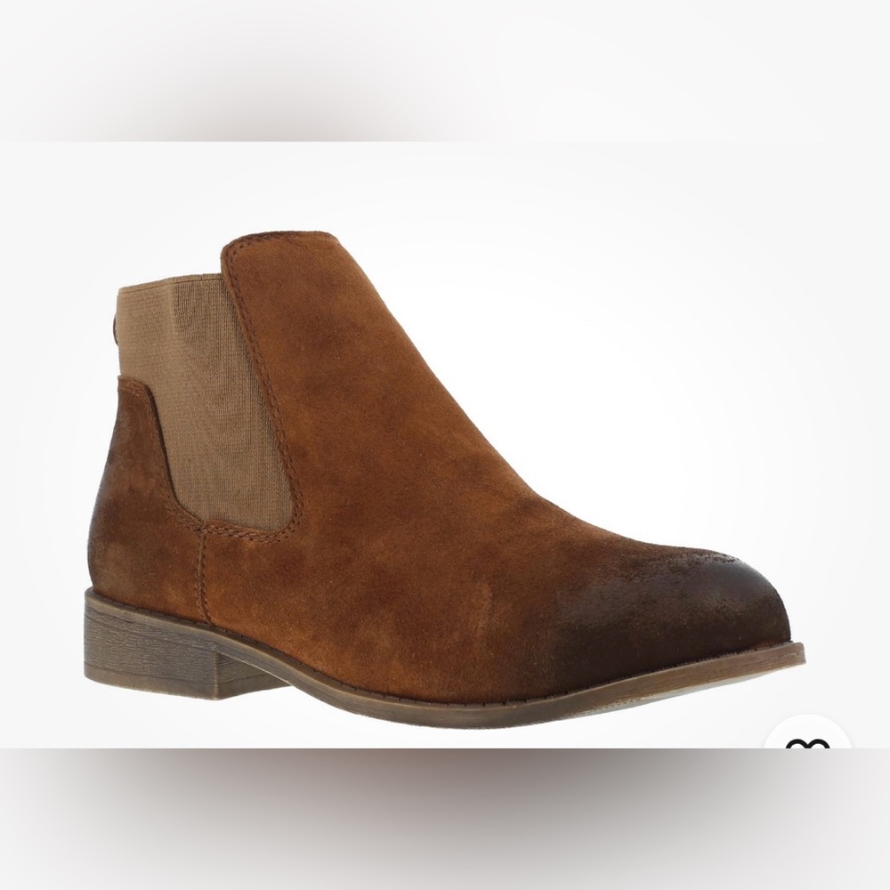 Rockport Brown and Tan Ankle Steel Toe Boots